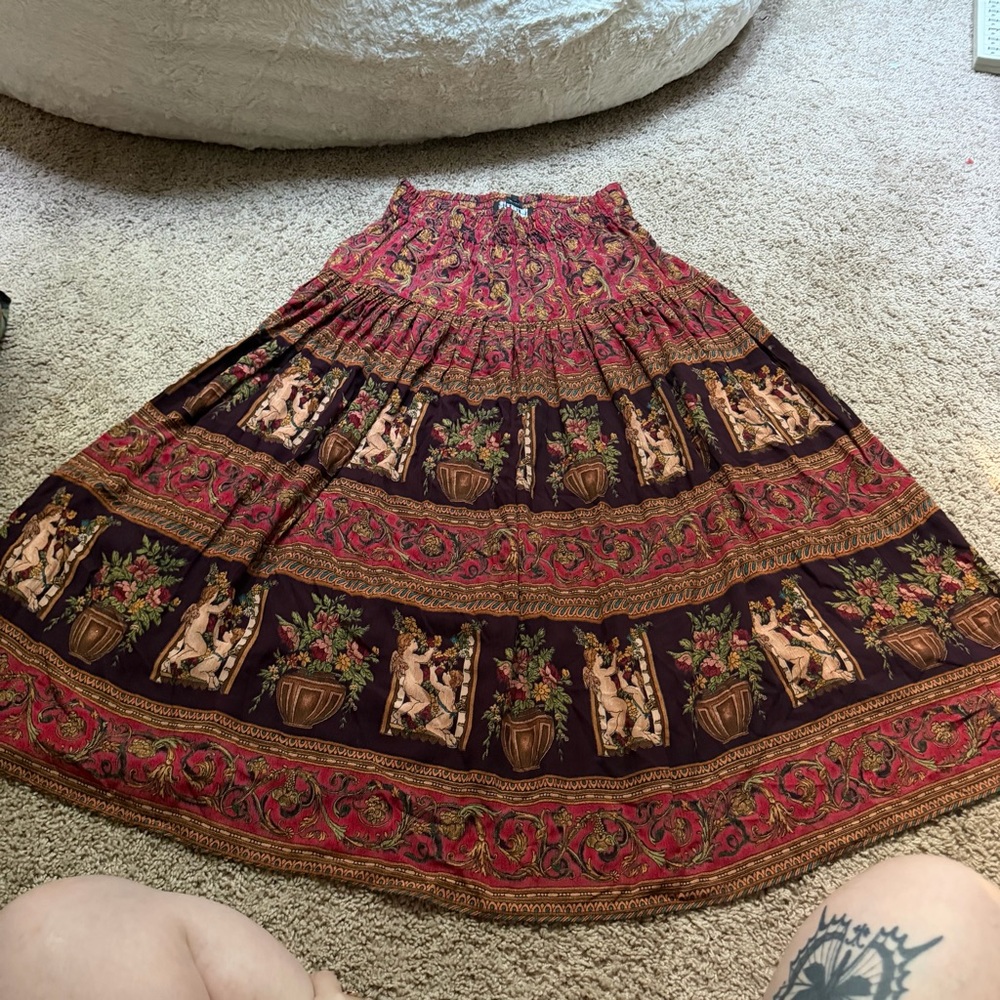 Rare vintage Renaissance maxi skirt